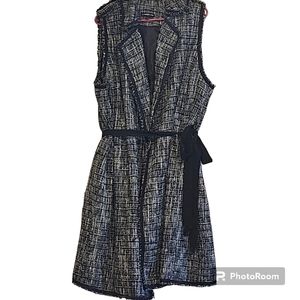Lane Bryant long tweed vest